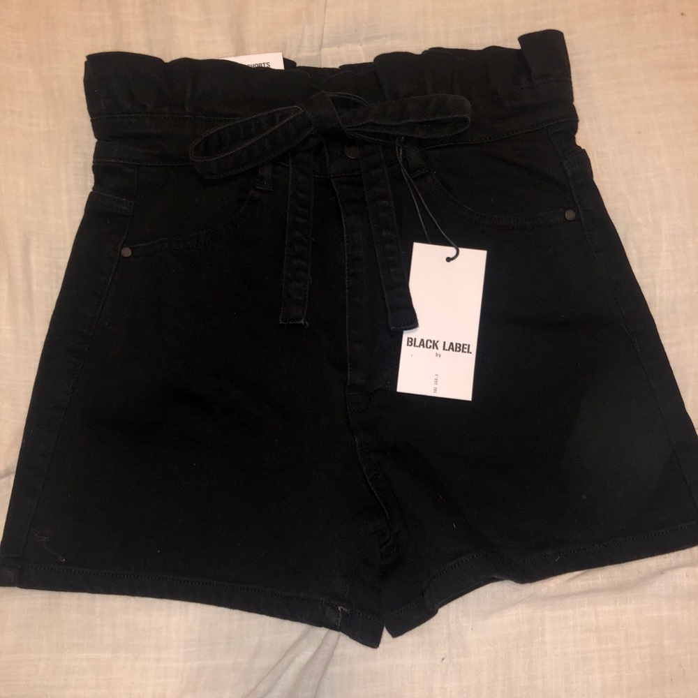 High Waisted Paperbag Short